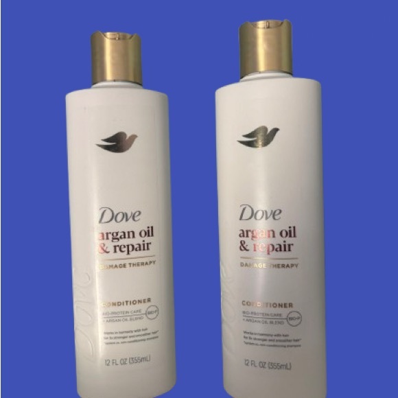 Lot Of 2 Dove Argan Oil & Repair Shampoo, 12 fl oz Each New* - Picture 1 of 2